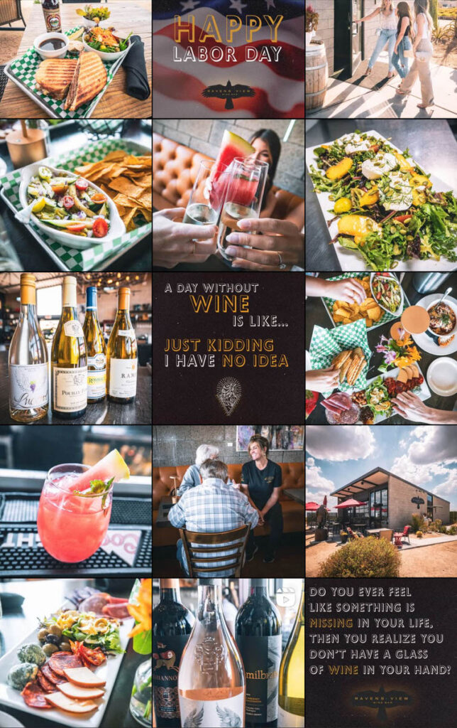 Raven View social media posts